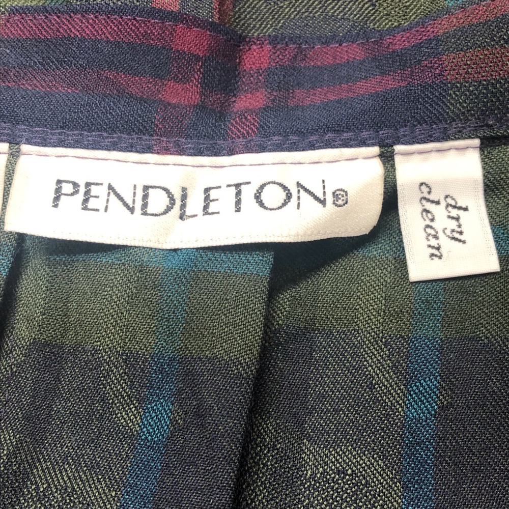 PENDLETON VINTAGE CLASSIC PLEATED WOOL SKIRT - Picture 11 of 14